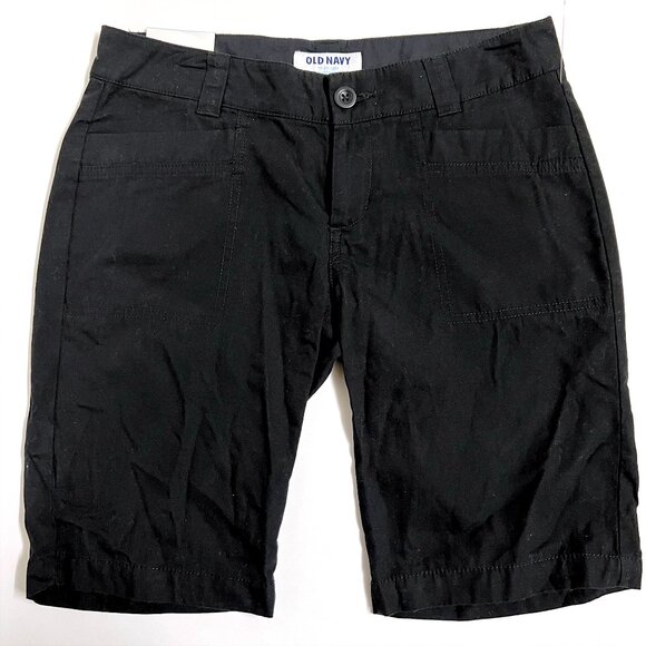 Old Navy Black Bermuda Shorts (size 4) - Picture 1 of 5